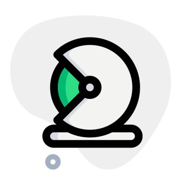 Astronot için koruyucu uzay başlığı.