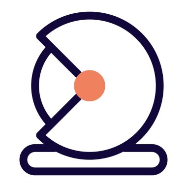 Astronot için koruyucu uzay başlığı.