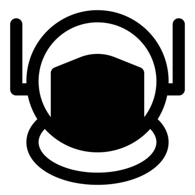 Uzayda yaşam desteği için uzay başlığı.