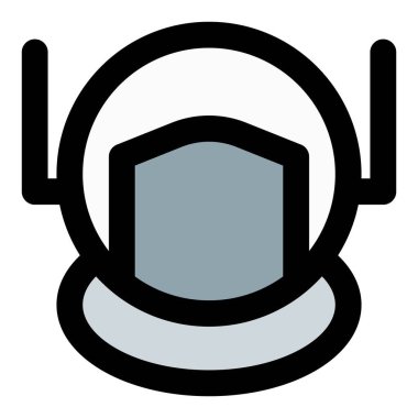 Uzayda yaşam desteği için uzay başlığı.