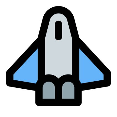 Yeniden kullanılabilir uzay aracı Dünya yörüngesine fırlatılıyor..