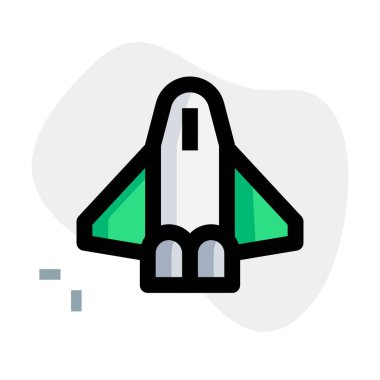 Yeniden kullanılabilir uzay aracı Dünya yörüngesine fırlatılıyor..