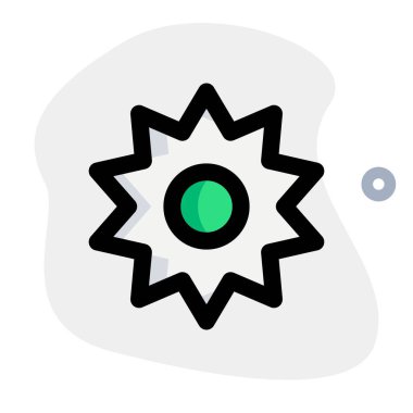 Parlayan gazlardan oluşan sıcak bir top veya cüce yıldız, güneş.