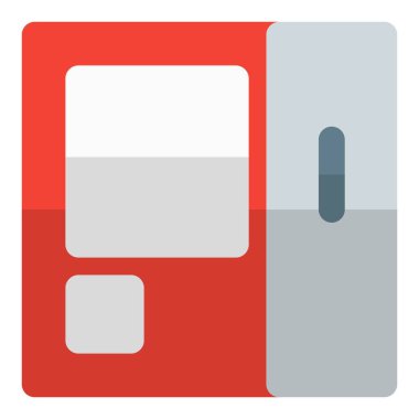 Atıştırmalık ve içecek dağıtan otomatik otomat..