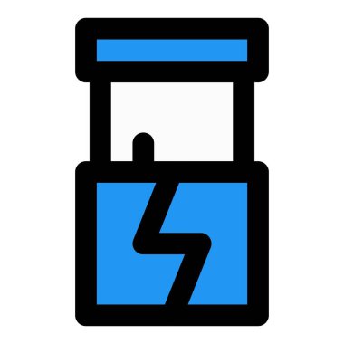 Eğlence için bozuk para işleten atari makinesi.