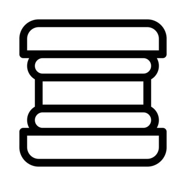 Hamburger servisi halka açık bir yerde mevcut..