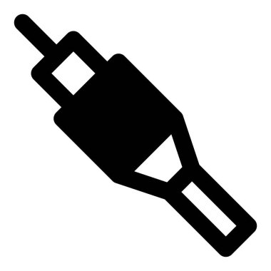 Yüksek frekanslı elektrik sinyalleri için kablo, eş eksenli.