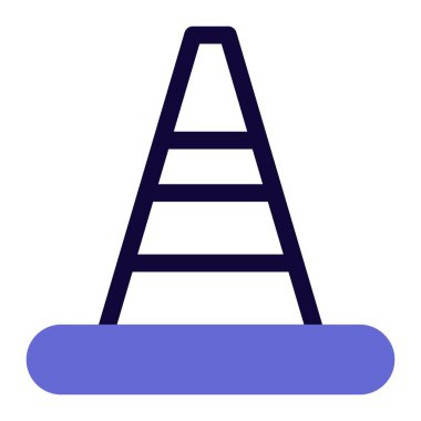 Koniler yollardaki trafiği düzenlemek için kullanılır.