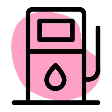 Yakıt ve konfor için benzin istasyonu.