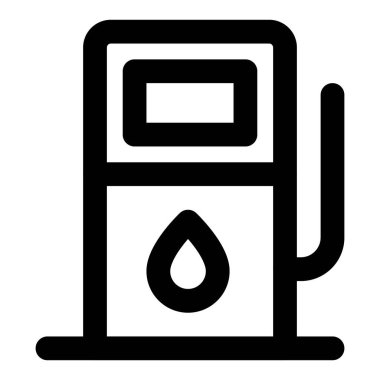 Yakıt ve konfor için benzin istasyonu.