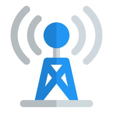 Kule kontrol sinyali iletimi ve resepsiyonu.