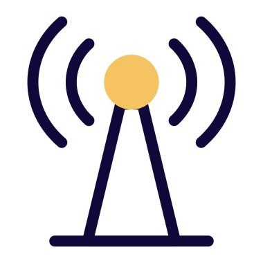 Alıcı ve yayın sinyal kuleleri tarafından yapılır..