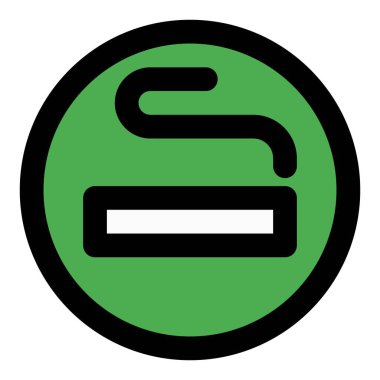 Sadece sigara içmek için belirlenmiş bölge.