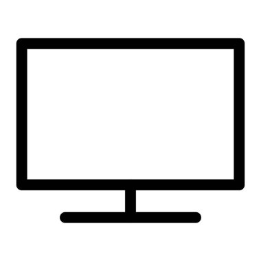 Yayın programları veya iletişim için kullanılan televizyon.