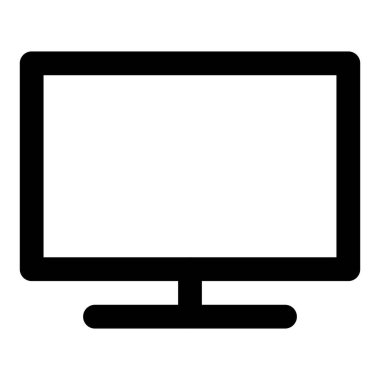 Yayın programları veya iletişim için kullanılan televizyon.