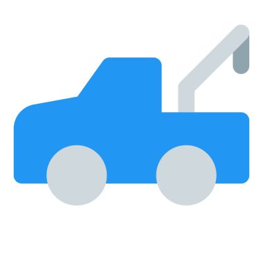 Bozuk araçları taşımak için kullanılan çekici.