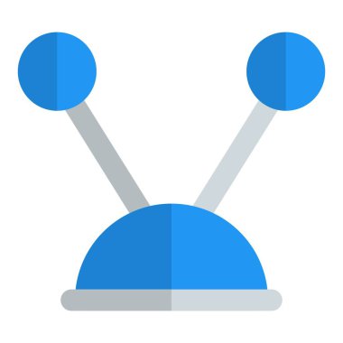 Televizyon izlemek için anten ile sinyal alır.