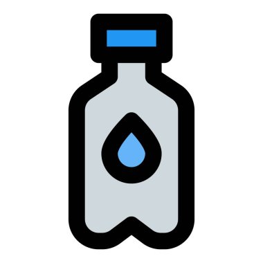 Mühürlü plastik kabın içinde taşınabilir su kaybı..