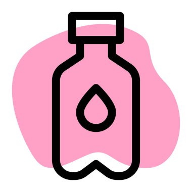 Mühürlü plastik kabın içinde taşınabilir su kaybı..