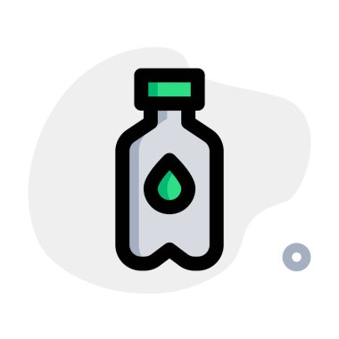 Mühürlü plastik kabın içinde taşınabilir su kaybı..