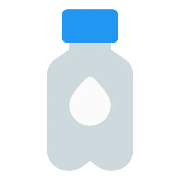 Hidratación Portátil Recipiente Plástico Sellado — Vector de stock