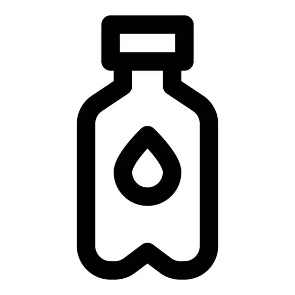 Draagbare Hydratatie Verzegelde Plastic Container — Stockvector