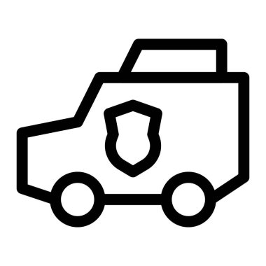 Pahalı kargo için zırhlı araç..