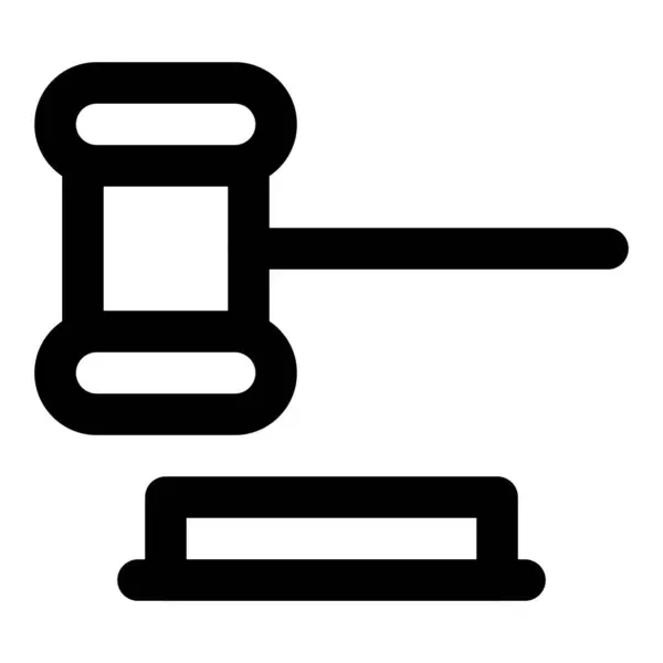 Legal Venue Court Justice Judgement — Stock Vector