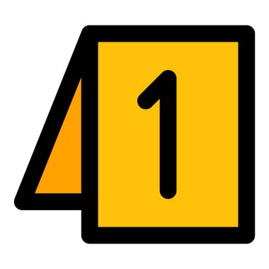 Kanıt konumlarını belirlemek için kullanılan işaretler.