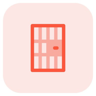 Bariyer hapishane içinde giriş veya çıkışı güvence altına alıyor.