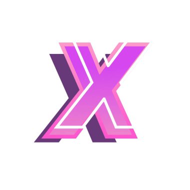 Klasik yıldırımlı kişiselleştirilmiş büyük X.