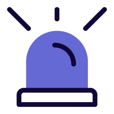 Acil durum kolluk kuvvetleri için uyarı cihazı.