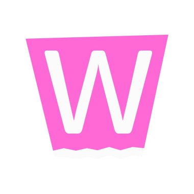 Klasik kesik desenli küçük w.