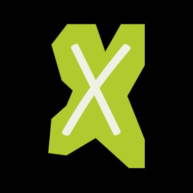 Eşsiz kesme büyük harf X.