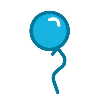 Nokta şeklinde canlı bir balon.