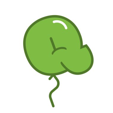 Büyük harf Q 'da alfabe balonu.