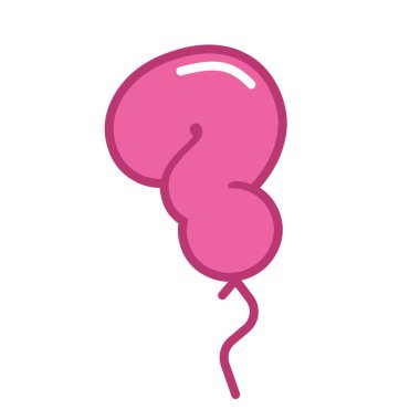 Soru işareti dizaynlı folyo balonu.