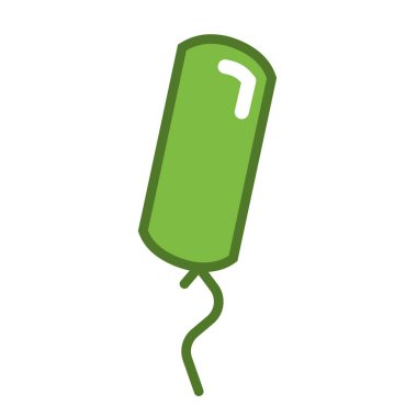 Balon kesiminde kullanılan parlak renk.