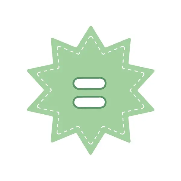 徽章所代表的平等标志 图库矢量图片