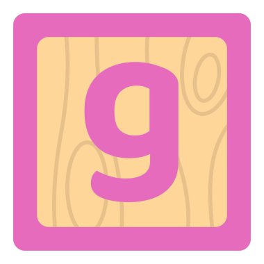 Tahta küpün üzerine basılmış renkli küçük g.