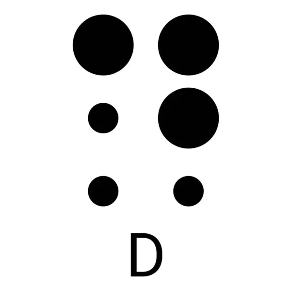 アルファベットは ブラビルシステムに表示されます ロイヤリティフリーのストックイラスト