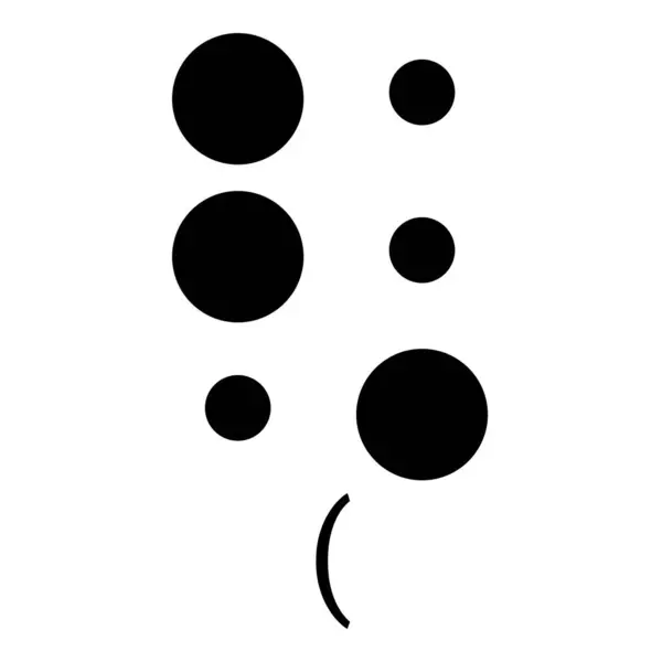 Braille スクリプトをブラケットサインに使用する ストックベクター