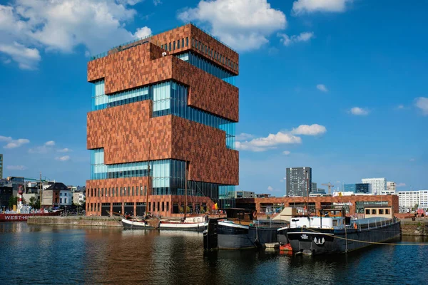 Antwerp Belgique Mai 2018 Mas Museum Aan Stroom Museum River — Photo