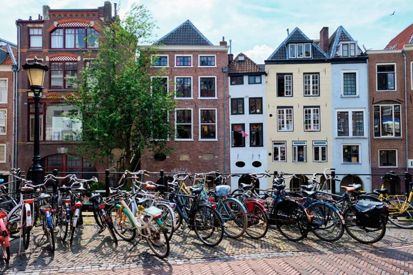 Utrecht Países Bajos Mayo 2018 Bicicletas Que Son Transporte Muy —  Fotos de Stock