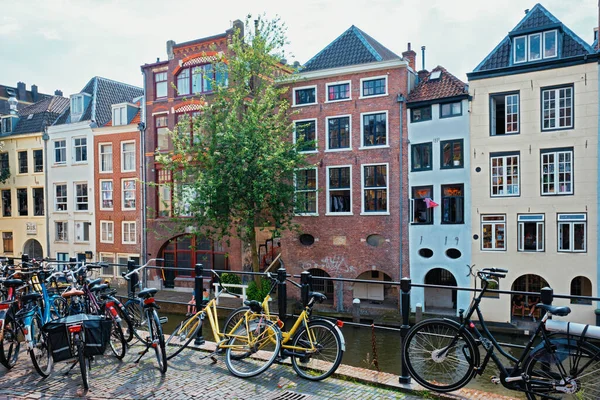Utrecht Nederländerna Maj 2018 Cyklar Som Mycket Populär Transport Nederländerna — Stockfoto