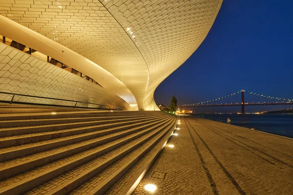 Lisszabon Portugália Augusztus 2022 Maat Museum Art Architecture Technology Egy — Stock Fotó