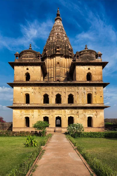 India Tourist Landmark Royal Cenotaphs Orchha Orchha Madhya Pradesh India — Stock Photo, Image