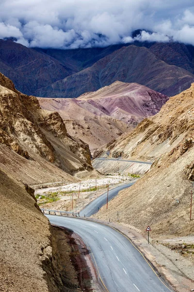 Estrada Nacional Srinagar Leh Estrada Himalaia Ladakh Índia — Fotografia de Stock