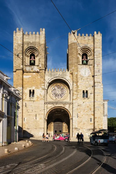 Katedrali Lizbon Portekiz Deki Aziz Mary Katedrali — Stok fotoğraf