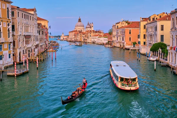 Venice Italy July 2019 View Venice Grand Canal Boats Gondola — Stock Photo, Image